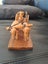 Vintage Miniature Wooden Bullock Cart Carousel 3