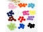 Kids Sewing Buttons Plastic Clothes Tools 6/9/11/13/15/20MM 100pcs 2 Holes Carousel 4