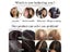 HAIRRO 11inch Women Clip In Hair Extensions 3 Clips Natural Straight Black Carousel 4