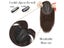 HAIRRO 11inch Women Clip In Hair Extensions 3 Clips Natural Straight Black Carousel 6