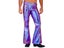 Men's Shiny Metallic Disco Pants Long Flared Bell Bottom Trousers Carousel 1