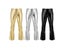 Men's Shiny Metallic Disco Pants Long Flared Bell Bottom Trousers Carousel 4