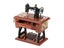 Music Box Sewing Machine Music Box European Crafts Retro Sewing Clockwork Home Carousel 4