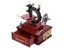 Music Box Sewing Machine Music Box European Crafts Retro Sewing Clockwork Home Carousel 6