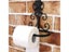 Classic Bathroom Accessories Vintage Iron Toilet Paper Towel Roll Holder Carousel 4