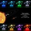 3D Optical Illusion Lamp - Solar System Carousel 3