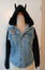 Batman Denim Jacket Hooded Sweatshirt - Boys Size 14 Carousel 1