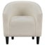 Boucle Club Chair Accent Barrel Chair Upholstered Arm Chair Carousel 4