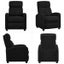 Boucle Recliner Reclining Chair Upholstered Sofa Carousel 3