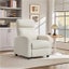 Recliner Chair Corduroy Recliner Sofa Adjustable Modern Single Reclining Chair Carousel 1