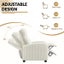 Recliner Chair Corduroy Recliner Sofa Adjustable Modern Single Reclining Chair Carousel 10