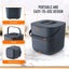 7L Kitchen Food Waste Trash Can Rubbish Bin Carousel 8