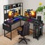 Corner Gaming Desk L Shaped Carousel 7