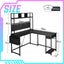 Corner Gaming Desk L Shaped Carousel 10