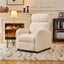 Boucle Recliner Chair Upholstered Sofa Carousel 1