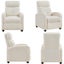 Boucle Recliner Chair Upholstered Sofa Carousel 3