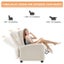 Boucle Recliner Chair Upholstered Sofa Carousel 9