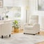 Boucle Recliner Chair Upholstered Sofa Carousel 13