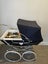 SILVER CROSS Pram Navy with Rose detail Carousel 4