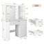 Maxkon Dressing Table Lighting Vanity Mirror Dresser Bedroom Furniture Makeup Carousel 5