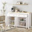 Sideboard Buffet Cabinet Cupboard Side Console Table Storage 2 Drawers 4 Doors Carousel 6
