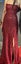 Red Sequinned Ball Dress Size 8 Carousel 3