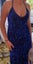 Blue Sequinned Ball Dress Carousel 2