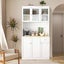 Kitchen Cabinet Buffet Table Sideboard Storage Carousel 11