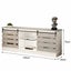 Wood TV Stand Unit Console Table Farmhouse Storage Cabinet Door 180cm Carousel 5
