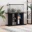 Aquarium Stand Black 100X40X60 Cm Engineered Wood Nttpna Carousel 1