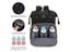 Mummy Nappy Diaper Bag Baby Travel Nursing Backpack Carousel 6