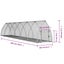 Rabbit Hutch Silver 600X105X120 Cm Galvanised Steel Txnopxk Carousel 3