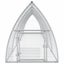 Rabbit Hutch Silver 600X105X120 Cm Galvanised Steel Txnopxk Carousel 5