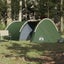 Camping Tent Tunnel 4-Person Green Waterproof Katka Carousel 4