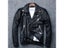 Natural Sheepskin Tanned Leather Jacket Black Soft Men's Motocycle Jackets Carousel 1