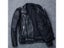 Natural Sheepskin Tanned Leather Jacket Black Soft Men's Motocycle Jackets Carousel 7