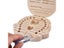 Baby Teeth Box Spanish English Wooden Lanugo Box Kid Teeth Storage Organizer Carousel 7