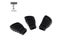 3pcs Replacement Rubber Feet For Single Braced Drum Hardware Cymbal Stands Carousel 7