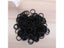 0.6x0.9mm Black Small Rubber Band Hair Band For School Office Home Carousel 3