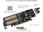 Onvian 3 In 1 SSD Adapter Card 2 SATA Cable Carousel 4