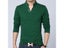 T-Shirt Men Spring Cotton T Shirt Men Solid Color Tshirt Mandarin Collar Long Carousel 8