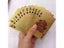 New 1 Deck Plastic Poker Waterproof Black Gold Playing Cards Travel Family Game Carousel 7