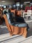 1285 RETRO LEATHER OAK FRAME 2 SEATER COUCH Carousel 3