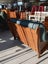 1285 RETRO LEATHER OAK FRAME 2 SEATER COUCH Carousel 4