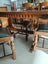 1287 LOVELY VINTAGE OAK STRETCHER BASE DINING SUITE Carousel 4