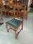 1287 LOVELY VINTAGE OAK STRETCHER BASE DINING SUITE Carousel 7