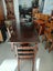 1287 LOVELY VINTAGE OAK STRETCHER BASE DINING SUITE Carousel 9