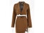 Sibybo Fall 2 Piece Cropped Blazer Skirt Set For Women Carousel 9