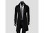 Simple Trench Coat Double-breasted Male Men Coat Coldproof Pure Color Jacket Carousel 4