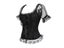 Corset Top Off Shoulder Plus Size Burlesque Costumes Floral Lace Up Bustiers Carousel 3